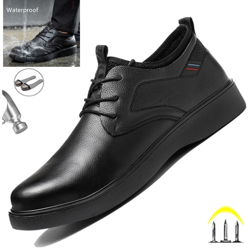 Crossfit Male - Sepatu kulit asli untuk pria, sepatu