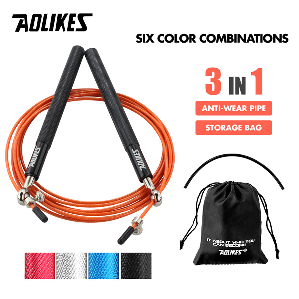 Crossfit Equipment - AOLIKES 1 Buah Tali Lompat Kecepatan
