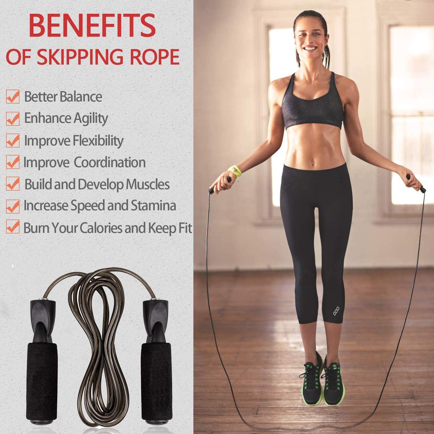 Tali Lompat Crossfit Profesion - Crossfit No Equipment Workouts ulasan dan harga
