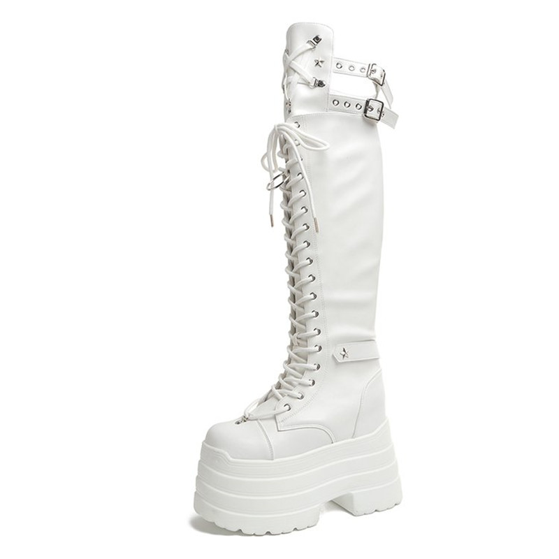 Sepatu Boots Wanita Punk Baru  - Crossfit Youtube ulasan dan harga
